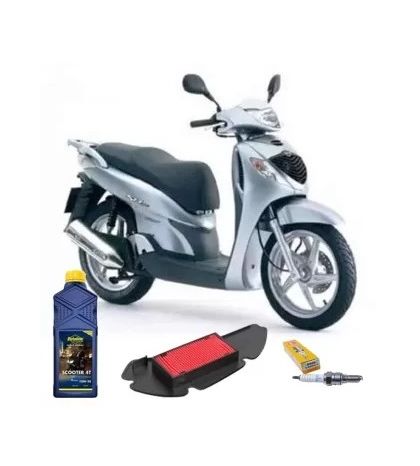 KIT REVISION HONDA SH125 01-12 ACEITE+FILTRO AIRE+BUJIA R: SH12