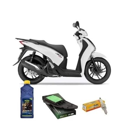 KIT REVISION HONDA SH125 13-16 ACEITE+FILTRO AIRE+BUJIA R: KISH5
