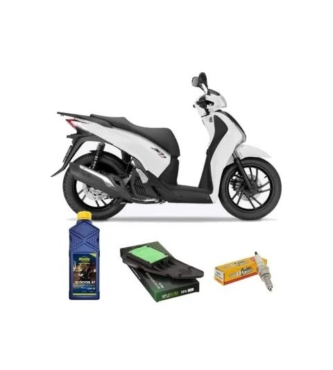 KIT REVISION HONDA SH125 13-16 ACEITE+FILTRO AIRE+BUJIA R: KISH5