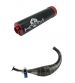 ESCAPE DERBI E2, E3, E4, KRM PRO RIDE 100 / 115 C.C NEGRO-ROJO R: E11RJ