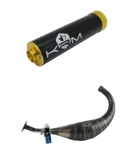 ESCAPE DERBI E2, E3, E4, KRM PRO RIDE 100 / 115 C.C NEGRO-ORO R: E11OR