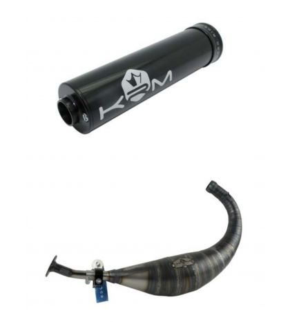 ESCAPE DERBI E2, E3, E4, KRM PRO RIDE 100 / 115 C.C SILENCIADOR NEGRO R: E11NR