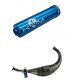 ESCAPE MINARELLI AM 6 KRM PRO RIDE 100 / 115 C.C SILENCIADOR AZUL R: E12AZ