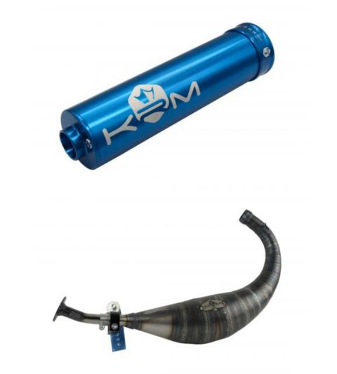 ESCAPE MINARELLI AM 6 KRM PRO RIDE 100 / 115 C.C SILENCIADOR AZUL R: E12AZ