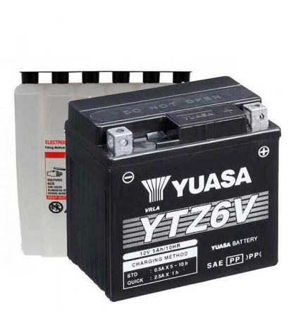 BATERÍA YUASA YTZ6-V PRECARGADA R: 0606851Y