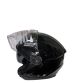 CASCO DEMI JET CON VISOR SOLAR ( TM ) NEGRO-BRILLO OF669 KRP R: 123TM