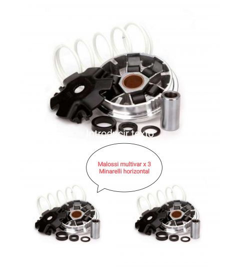 KIT ( 3 VARIADORES ) MALOSSI MULTIVAR AEROX - JOG RR R: 5170753