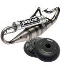 KIT ESCAPE YASUNI R + VARIADOR MINARELLI JOG RR / AEROX YASUNI-AXIAL R: TUB902/AXIAL050