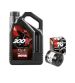 MOTUL 300V 10W 40 4T 4 LITROS + FILTRO ACEITE K&N 204 R: MK1040