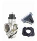 KIT CARBURADOR DELLORTO 34 + CAJA LAMINAS DOBLE PRISMA CARBONO ITALKIT R: KA125CL
