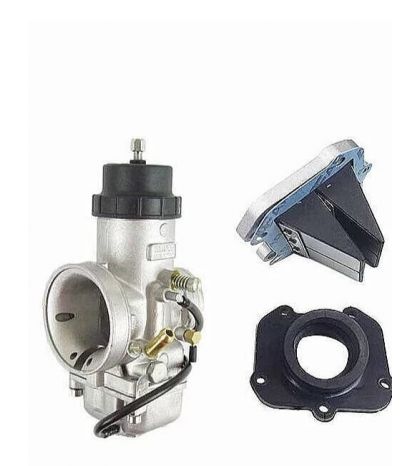 KIT CARBURADOR DELLORTO 34 + CAJA LAMINAS DOBLE PRISMA CARBONO ITALKIT R: KA125CL