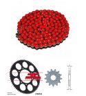 KIT ARRASTRE BETA / DERBI / RIEJU 50 C.C. 48/13 D. ( CADENA ROJA 136 Z. ) R: KARMRT