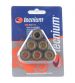 JUEGO RODILLOS 17X12 6 GRAMOS - TECNIUM - R: 3931