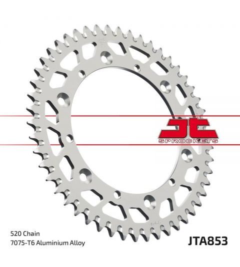 CORONA ARRASTRE 52 Z. YAMAHA YZ 125 CC. ALUMINIO R: JTA853-52