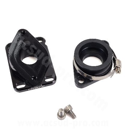 TOBERA ADMISIÓN ALTO FLUJO - CARENZI - MOTOR DERBI SENDA / AM6 ( CARBURADOR PWK 21 / 24 MM. ) R: 116040H
