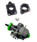 KIT CARBURADOR CARENZI EVO 24 ( POWER JET ) + ADMISIÓN ALTO FLUJO R: 116040A/116040I