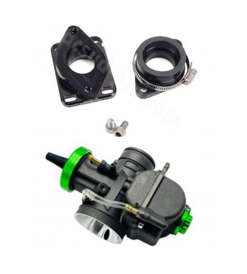 KIT CARBURADOR CARENZI EVO 26 ( POWER JET ) + ADMISIÓN ALTO FLUJO R: 116040D/116040I