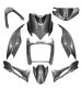 KIT DE PLASTICOS YAMAHA JOG RR 50 C.C. GRIS NARDO (9 PIEZAS) R: 366872