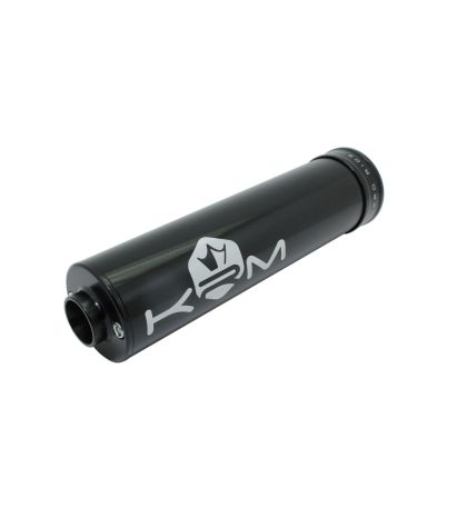 SILENCIADOR ESCAPE KRM 50/70 C.C. NEGRO R: KR154F