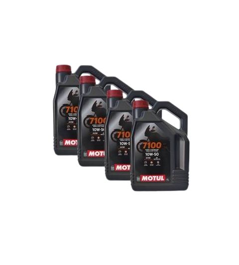 PACK ( 4 ENVASES DE 4 LITROS ) ACEITE MOTUL 7100 10W 50 4T + GORRA R: 1040984