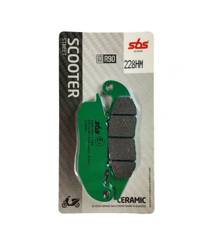 JUEGO PASTILLAS DE FRENO HONDA PCX 125 C.C.18/23 - SBS - R: P228HM