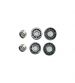 KIT RODAMIENTOS MOTOR DERBI E2-E3-E4 ( CIGUEÑAL TN9 C4 ) SKF R: KSKC4T