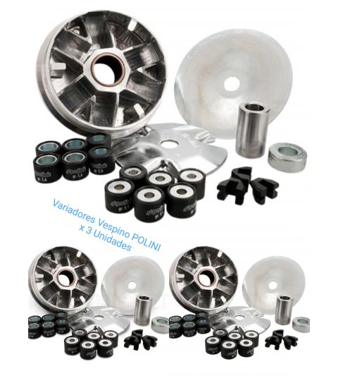 PACK ( 3 VARIADORES ) POLINI VESPINO CHAVETA R: 241.4403