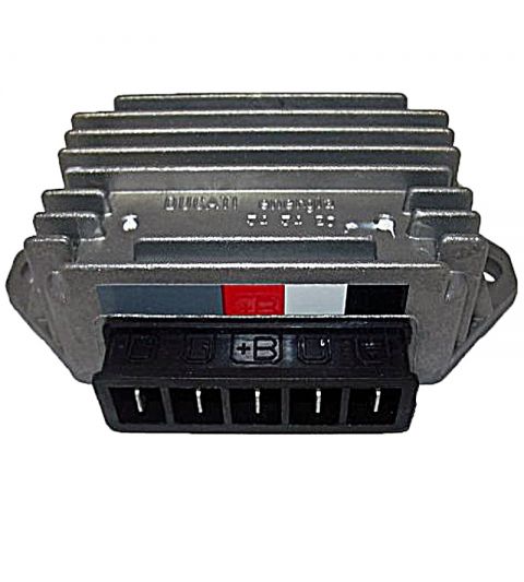 REGULADOR 12V 16A 5 FASTONS VESPA PX 125 - DUCATI - R: 04348420