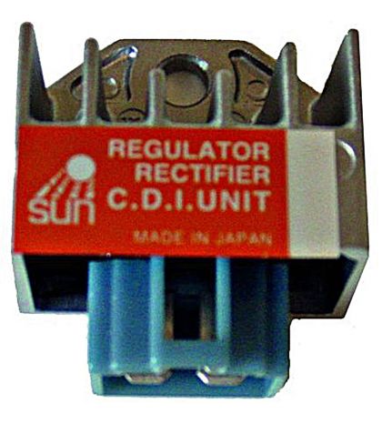 REGULADOR 12V 4 FASTONS MINARELLI SCOOTER - SUN - JAPONÉS R: 04175315
