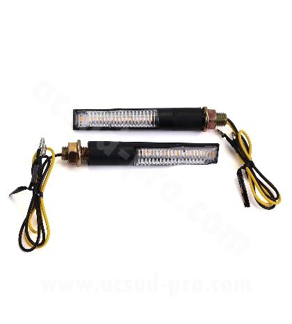 INTERMITENTE HOMOLOGADO RB MAX MIKADO SECUENCIAL LEDS NEGRO (EL PAR) R: 206024B