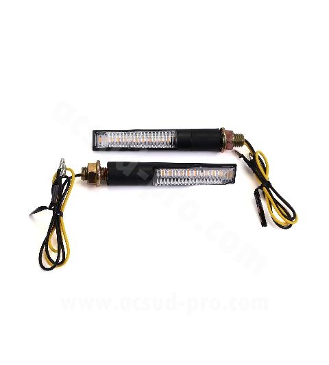 INTERMITENTE HOMOLOGADO RB MAX MIKADO SECUENCIAL LEDS NEGRO (EL PAR) R: 206024B