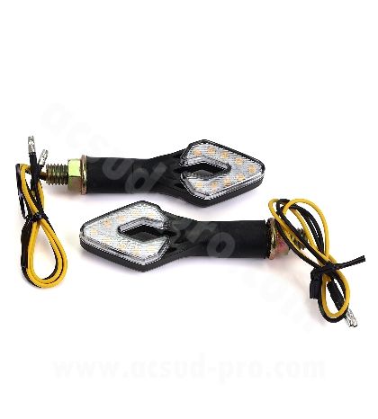INTERMITENTE HOMOLOGADO RB MAX CORVUS SECUENCIAL LEDS NEGRO (EL PAR) R: 206024A