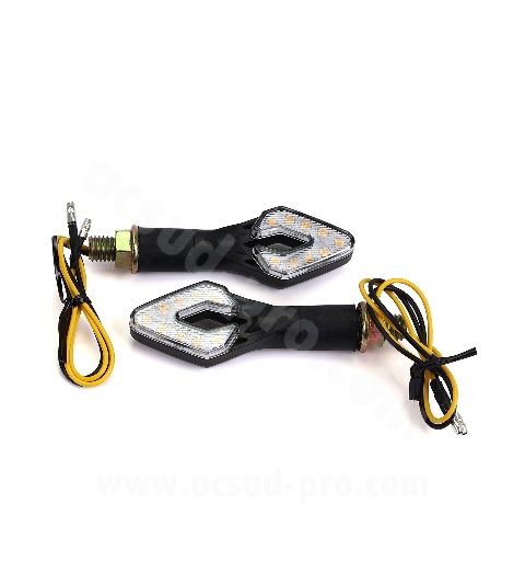 INTERMITENTE HOMOLOGADO RB MAX CORVUS SECUENCIAL LEDS NEGRO (EL PAR) R: 206024A