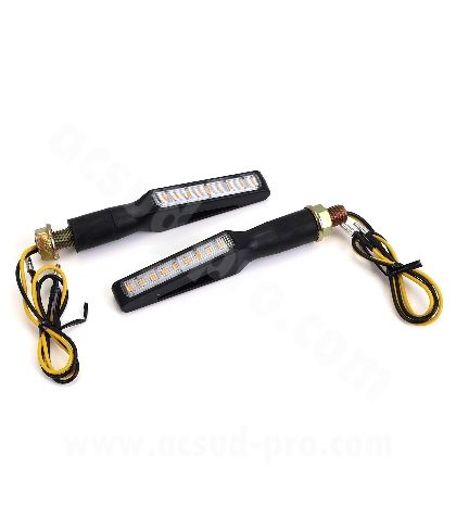 INTERMITENTE HOMOLOGADO RB MAX PLUME SECUENCIAL LEDS NEGRO (EL PAR) R: 206024