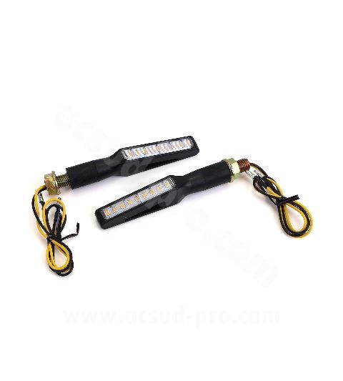 INTERMITENTE HOMOLOGADO RB MAX PLUME SECUENCIAL LEDS NEGRO (EL PAR) R: 206024