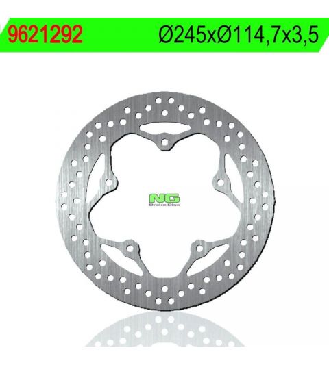 DISCO FRENO DELANTERO YAMAHA YBR 125 CC. 07/16 - NG - R: 9621292