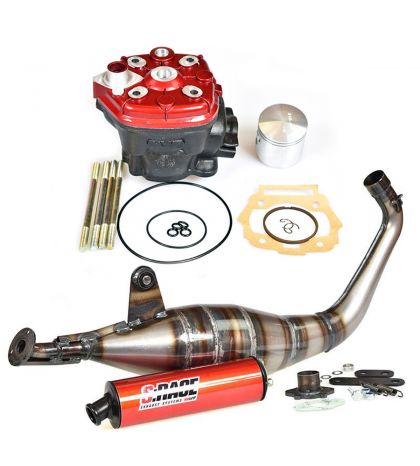 PACK KIT MOTOR + ESCAPE DERBI E3 - 75 CC. - MVT IRON MAX S-RACE R: IM20-ESC23