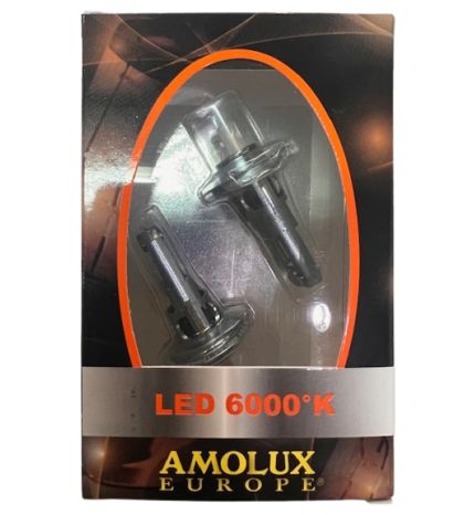 KIT 2 LÁMPARAS H7 LED 12V 22W HOMOL. (E-4) 6000ºK C/ VENTILADOR R: 779LED2VEN