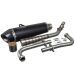 ESCAPE YAMAHA T MAX 530 IE. ( HOMOLOGADO ) E4 NEGRO / CARBONO YASUNI R: TUB360BC