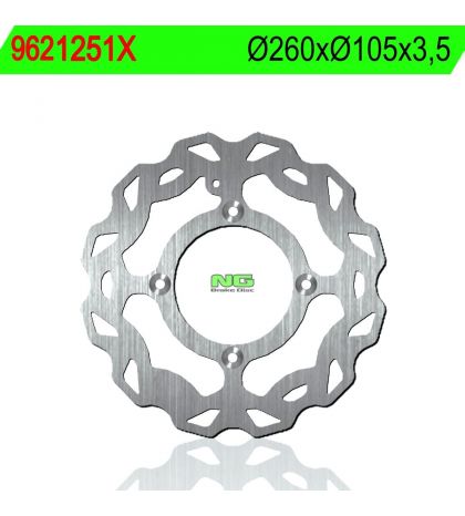 DISCO DE FRENO ONDULADO BETA RR 50 C.C. ENDURO DELANTERO R: 9621251X