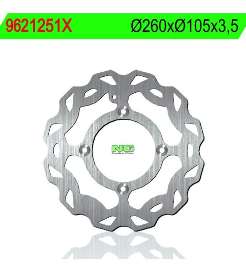 DISCO DE FRENO ONDULADO BETA RR 50 C.C. ENDURO DELANTERO R: 9621251X