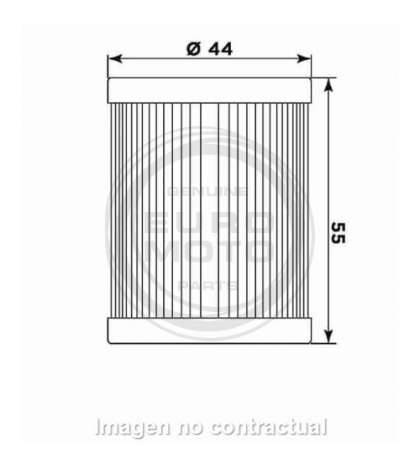 FILTRO DE ACEITE SUZUKI BURGMAN DR 125 03/05, KAWASAKI KLX 125 03/06 - MEIWA - R: F268132
