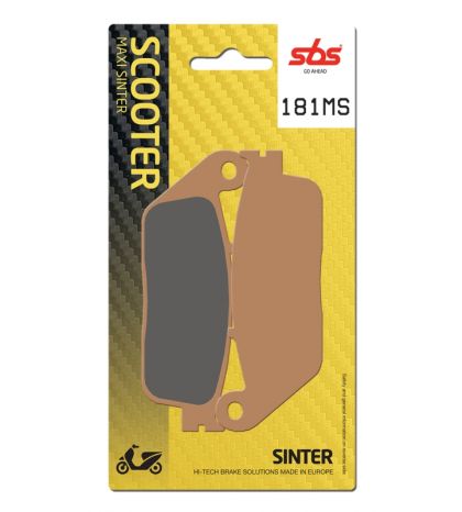 JUEGO PASTILLAS DE FRENO YAMAHA X MAX 125 / 250 / 400 C.C. " SINTER " SBS P181MS