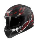 CASCO INTEGRAL LS2 FF353 RAPID II KAIJU MATT BLACK RED WHITE R: 891844