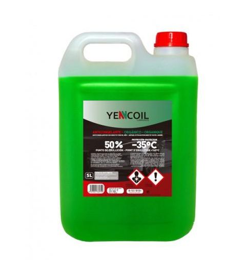 ANTICONGELANTE ORGÁNICO 50% ( - 35 GRADOS ) 5 LITROS R: 112173