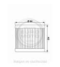 FILTRO DE ACEITE SUZUKI BURGMAN 150 07/12 MEIWA R: F268971
