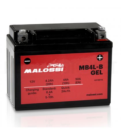 BATERÍA MALOSSI MB4L-B GEL R: 4418916
