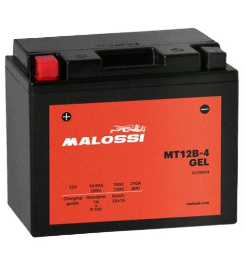 BATERIA MALOSSI MT12B-4 GEL R: 4419604