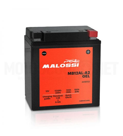 BATERIA MALOSSI MB12AL-A2 GEL R: 4419722