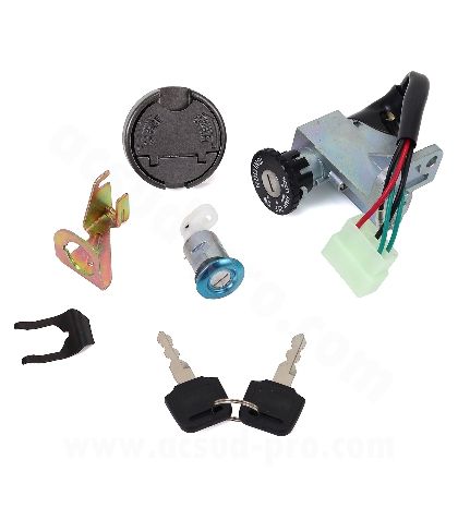 CONJUNTO CONTACTO DE LLAVE KYMCO AGILITY RS 50-125 CC. 2010-2013 / KYMCO AGILITY RS R12 2009-2014 R: 208234A